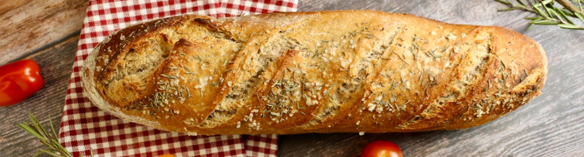 Rustikales Kräuter-Baguette