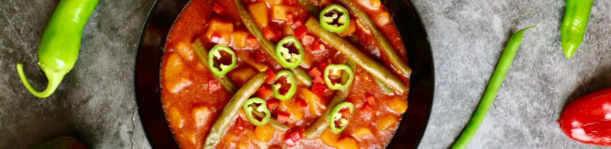 Erdäpfel Gulasch mit&nbsp;Fisolen