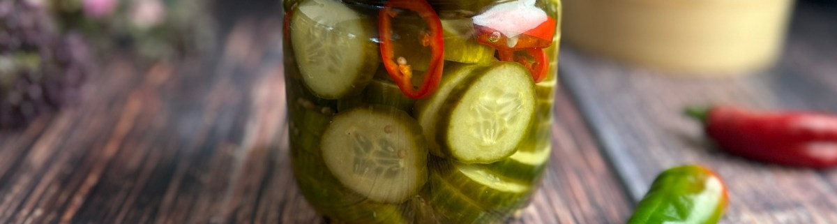 Scharfe Essiggurken für Burger &&nbsp;Co