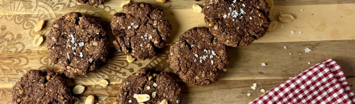 Schoko-Erdnuss-Cookies